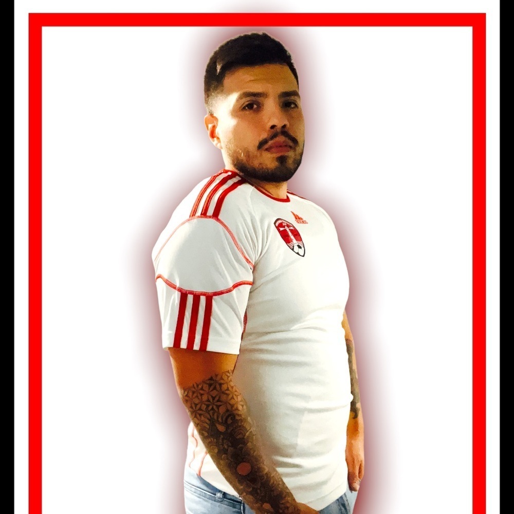 (S) Adidas Climate Soccer Jersey #4 Peppermint Color Wave 27 X 20
